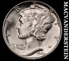 1944 Mercury Dime - Choice Gem Brilliant Uncirculated++++  Lustrous  #J8726