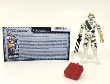 Storm Shadow V2 Ninja Almost Complete G.I. Joe 1988 Hasbro Vintage. No File Card