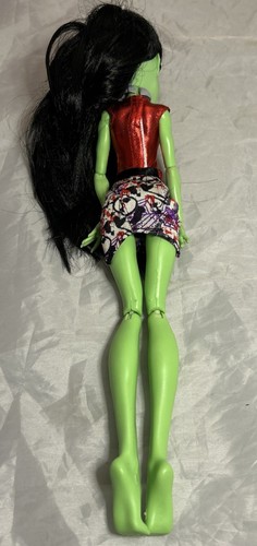 Monster High Casta Fierce Puppe Green Witch Sänger Halloween 2011 Mattel - Bild 5 von 5