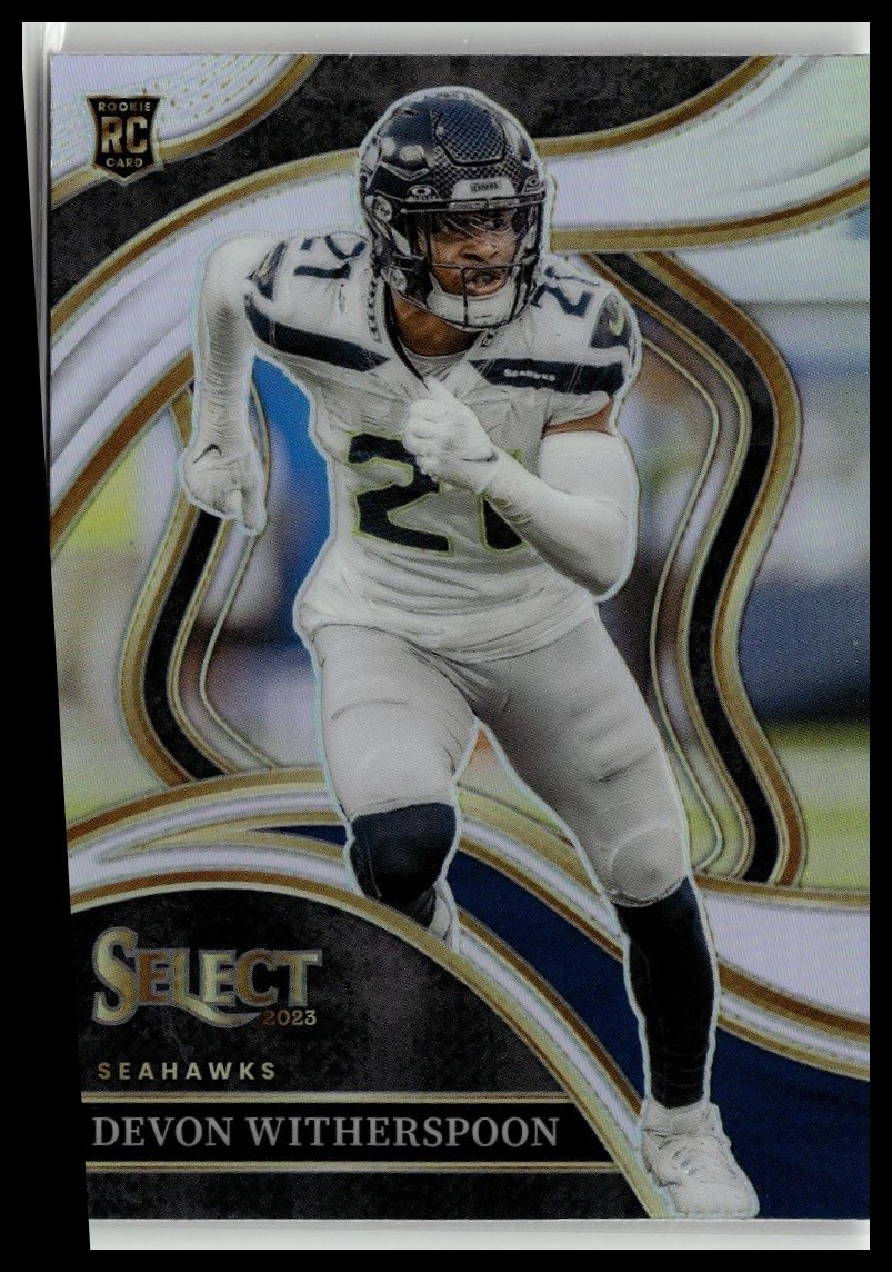 2023 Panini Select #273 Devon Witherspoon Silver Prizms
