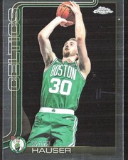 Sam Hauser 2025-26 Topps Chrome #14 Refractor