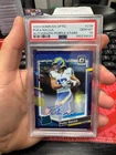 Puka Nacua 2023 Donruss Optic Purple Stars ON CARD AUTO /50 FOTL Rated RookieOpens in a new window or tab