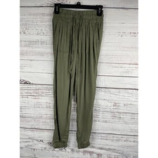 Rewash Pants Women's XS Drawstring Waist Elastic Jogger Pockets Rayon Casual