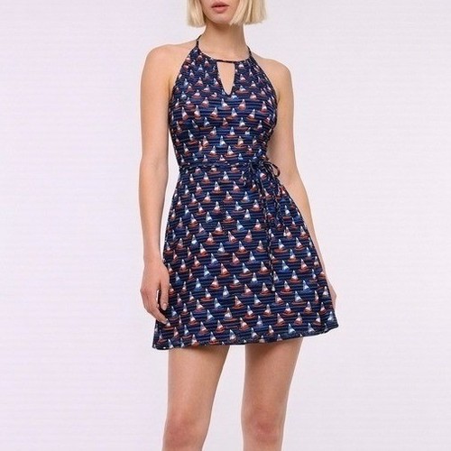 Pixley Stitch Fix Tammi Sailboat Print Sleeveless Dress