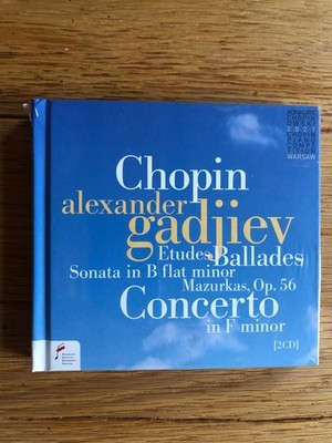 CHOPIN - GADJIEV, CHOPIN PIANO COMPETITION 2021, 2CD-SET, DIGIBOOK, NEU (OVP)
