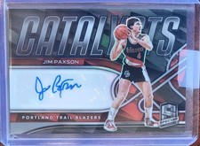 2021-22 Jim Paxson Panini Spectra Catalysts Auto 61/99 Portland Trailblazers