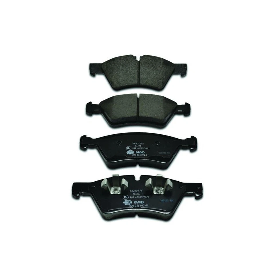 Juego de pastillas de freno de disco Hella Pagid 355012011 para modelos seleccionados 05-12 Mercedes-Benz Foto 2 de 4