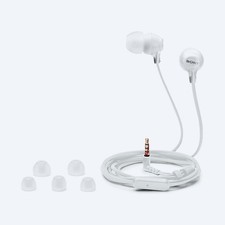 Sony MDR-EX15LP Fashion Color EX Series Earbud Headphones White 