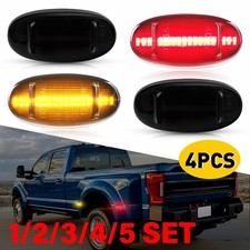 Smoked Led Side Marker Lights For 2011-22 Ford F250 F350 F450 F550 Dually 1-5set