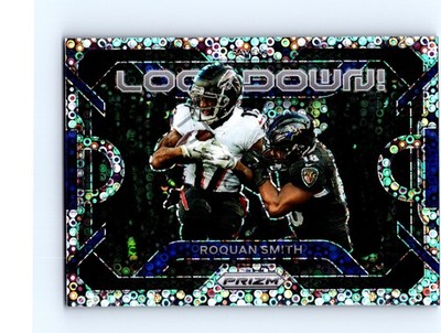 Roquan Smith #LD-9 Baltimore Ravens 2023 Panini Prizm Lockdown! No Huddle Exc