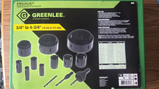 Greenlee 890 Hole Saw Kit Set in Green Case, 3/4 in to 4-3/4 in