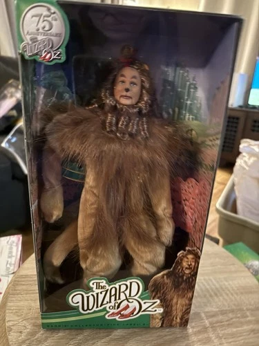 The Wizard Of Oz Barbie Pink Label COWARDLY LION 75th Anniversary NRFB