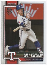 Cody Freeman rookie card #224 Topps 2026 Series 1