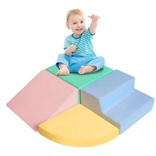 Climbing Toys for Toddlers 1-3, Foam Climb Blocks for Baby，4-Piece Baby Climb...
