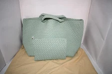 NAGHEDI St. Barths LARGE Tote in Mist #SN03014LD NWT