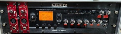 Line 6 POD X3 Pro 2U Rack Multi-Effektprozessor USB Gitarre Bass aus Japan