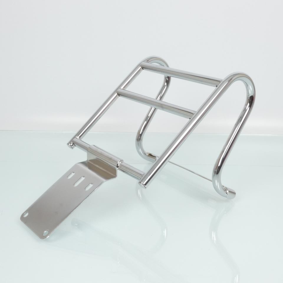 Porte-bagage arrière RMS en acier chromé pour scooter vintage Vespa PX 125