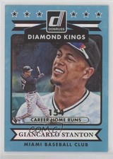 2015 Panini Donruss Diamond Kings Stat Line Career /154 Giancarlo Stanton 1t5