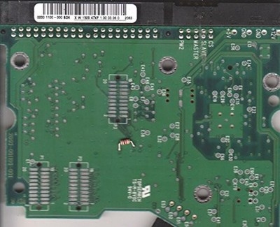 WD80EB-00CGH0, 0000 001100-000 BD6, WD IDE 3.5 PCB (PCB)