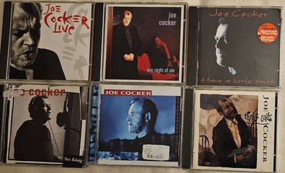 6 CDs von Joe Cocker: u.a. Night Calls, No Ordinary World, Organic, Live, One Ni