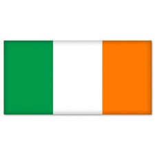 Ireland Irish Flag bumper sticker decal 5" x 4"