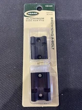 Weaver Top Mount Base Pair For Browning A-Bolt Matte Lightweight Aluminum 48462