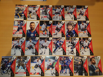 DEL 21-22 2021-2022 komplettes Teamset 25 Karten Iserlohn Roosters