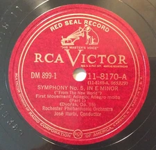 Jose Iturbi, Rochester Phil Or – 78 rpm RCA Victor Set DM 899: DVORAK Sym No 5 