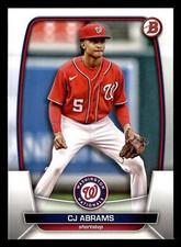 CJ Abrams 2023 Bowman #98 Washington Nationals BASEBALL *060