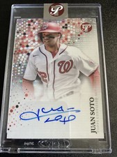 2022 Topps Pristine JUAN SOTO Refractor AUTO Encased #'d 47/99