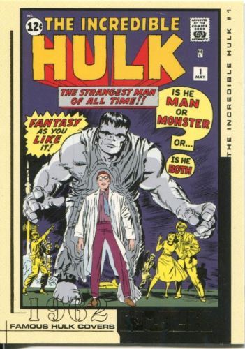 HULK FILM & COMIC CARDS FAMOUS HULK COVERS FC01 TO FC45 CHOOSE by UPPER DECK - Picture 1 of 45