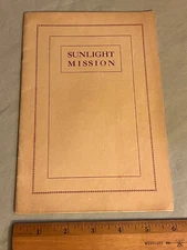 SUNLIGHT MISSION MOKI HOPI INDIAN BOOKLET C1920