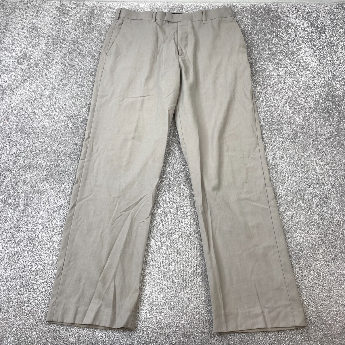 Perry Ellis Portfolio Straight Dress Pants Men's Size 34/32 Gray