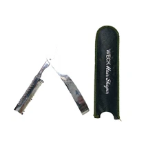 MCM Vintage WECK Hair Shaper Straight Razor – In Leather Case, Barber Equip.