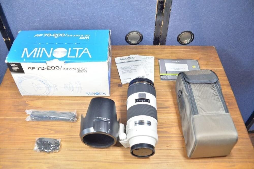 NEAR MINT/□MINOLTA AF 70-200mm F2.8 APO G SSM□RR5 | eBay NEAR MINT/□MINOLTA AF 70-200mm F2.8 APO G SSM□RR5 | eBay