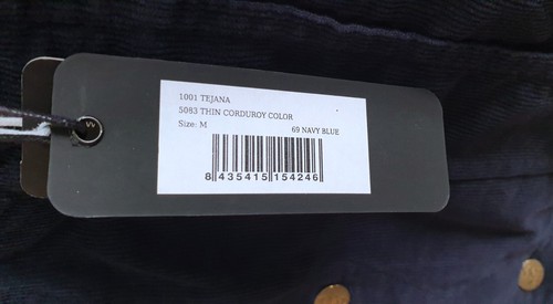 CHAQUETA LOIS JEANS HOMBRE TEJANA CORDÓN FINO (AZUL MARINO) MEDIANA - NUEVA CON ETIQUETAS *PRECIO DE VENTA SUGERIDO POR EL FABRICANTE 120,00 £* - Imagen 9 de 9