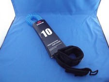 SOINTOSF MAX STRETCH 10 FT PROFESSIONAL SURF LEASH BLUE COILS NEW IN PACKAGE