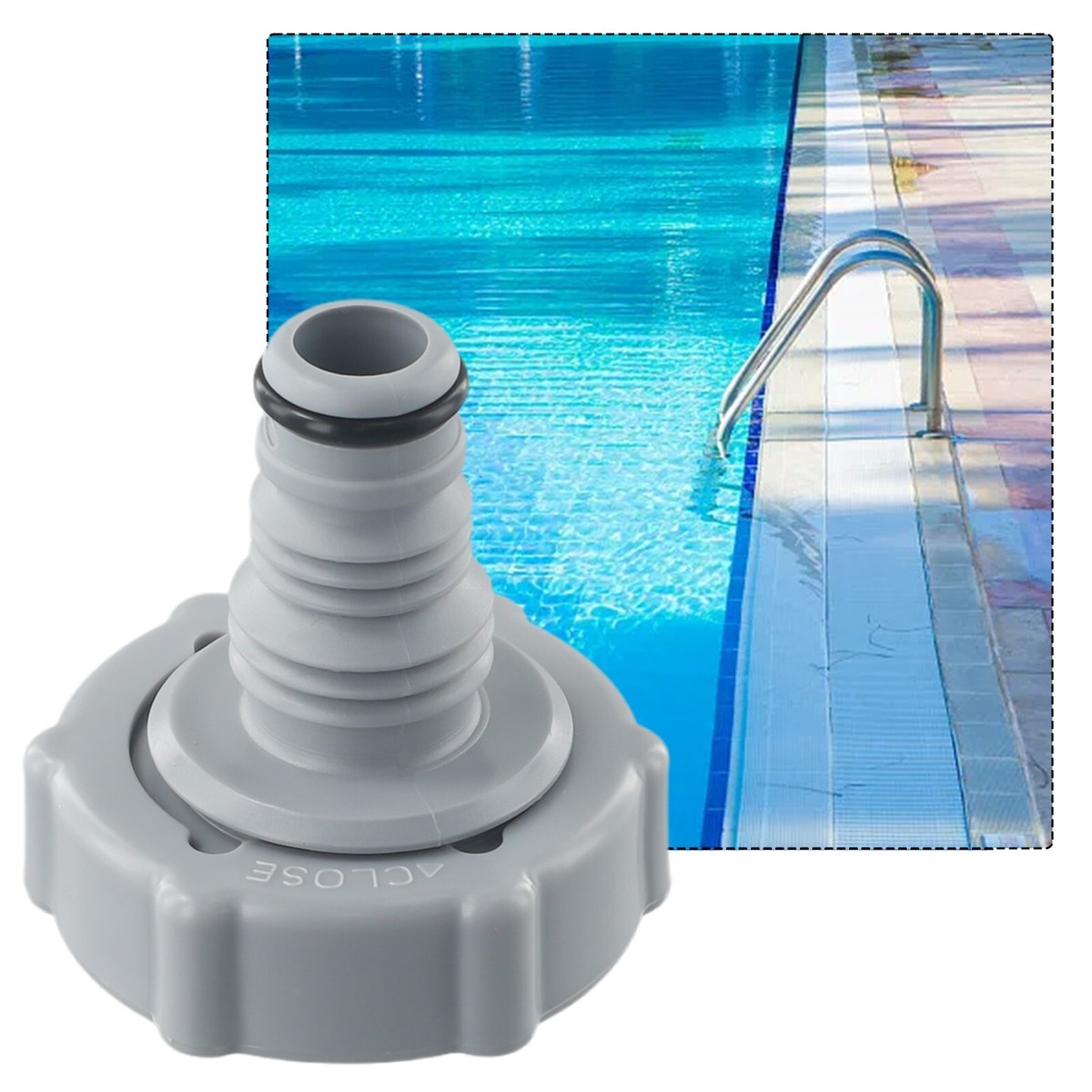 EffiFish Schwimmbad-Ablassventil Ersatzteil P6H1419