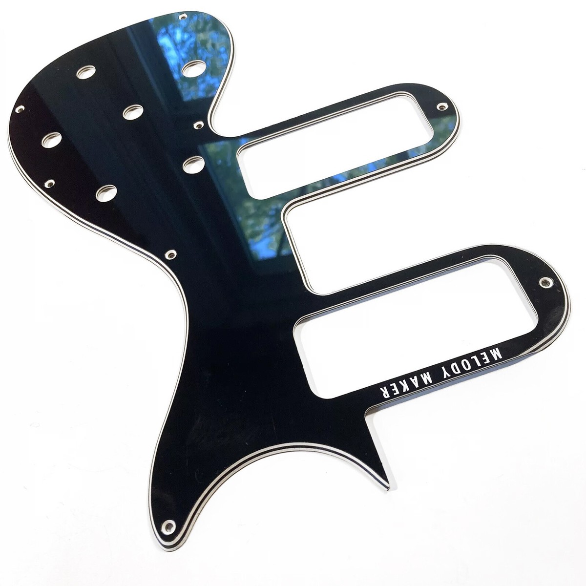 Black/White 5 Ply Pickguard for 1959-1961 Gibson Melody