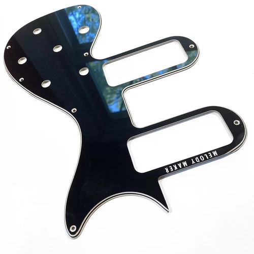 Black/White 5 Ply Pickguard for 1959-1961 Gibson Melody Maker D Dual P90 MOD