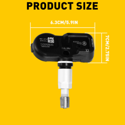 For 4PCS TPMS Genuine Tire Pressure Sensor 42607-33021 OEM PMV-107J Toyota Lexus