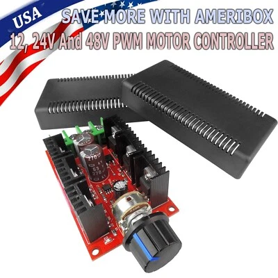 CUSTOM-SIGN 10-50V 40A DC Motor Speed Control PWM HHO RC Controller 12V 24V 48V 2000W MAX
