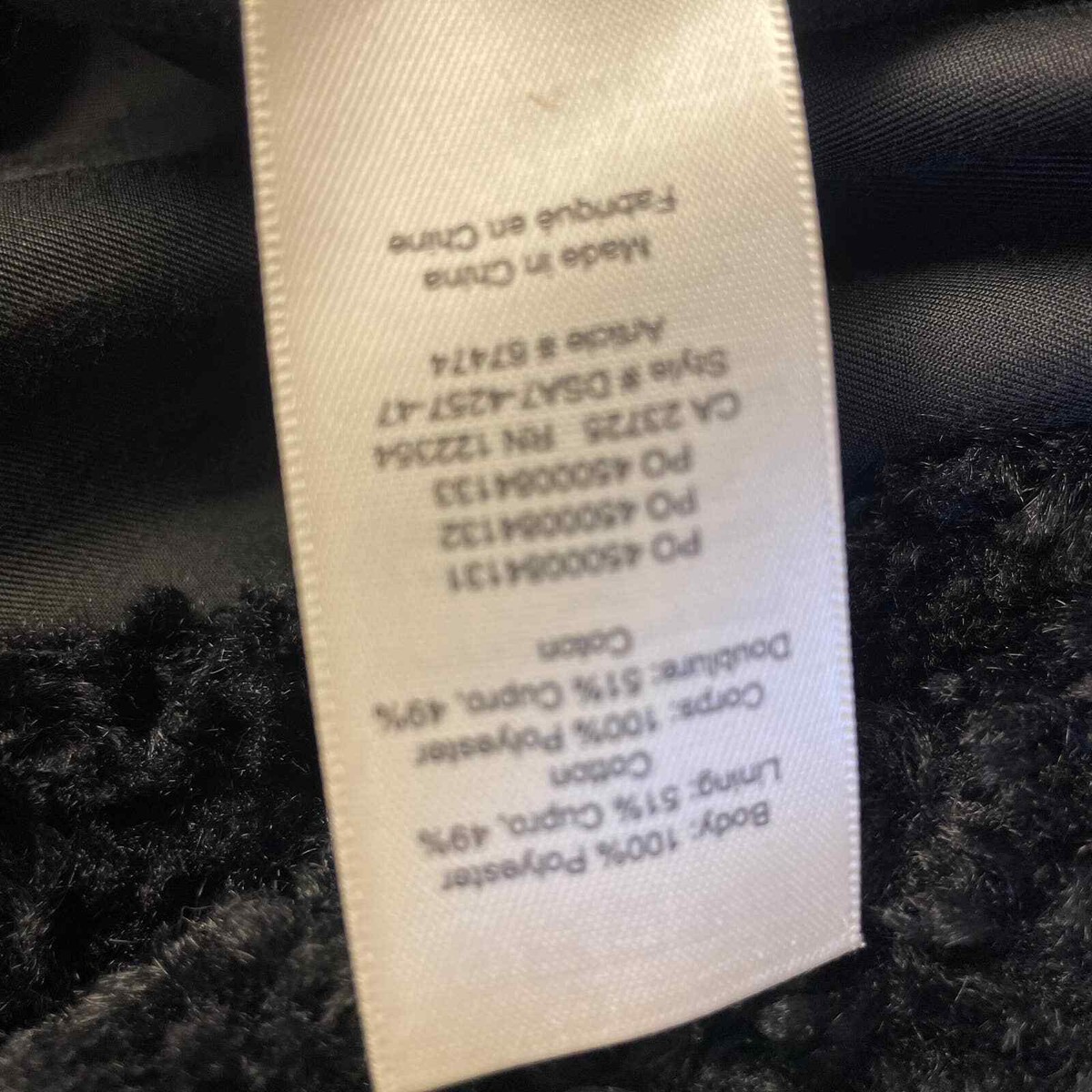 ❤ Wilfred Free Faux Shearling Women's Jacket, Size XS in Black | eBay