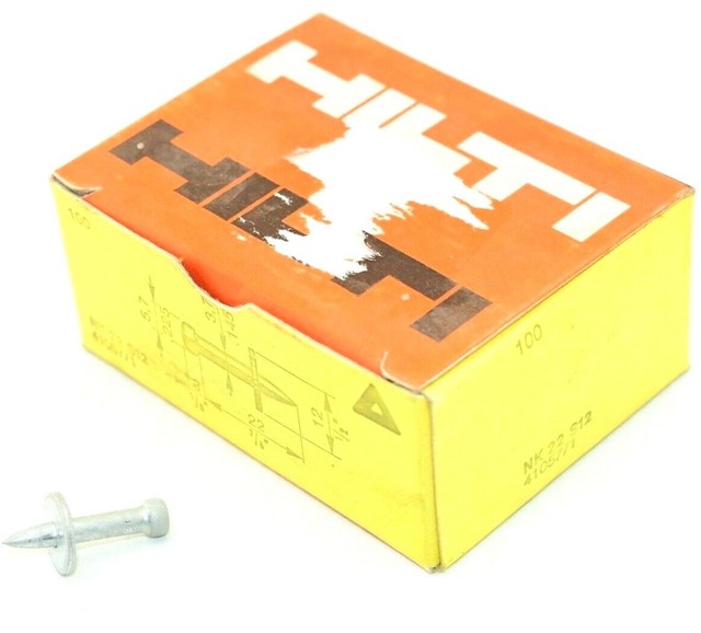 HILTI Universal Nails NK 22 S12 41057/1 (Box of 100) Galvanized