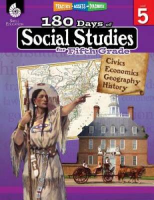 180 Days of Social Studies for Fifth Grade (180 Days of Practice) By N/A - GOOD