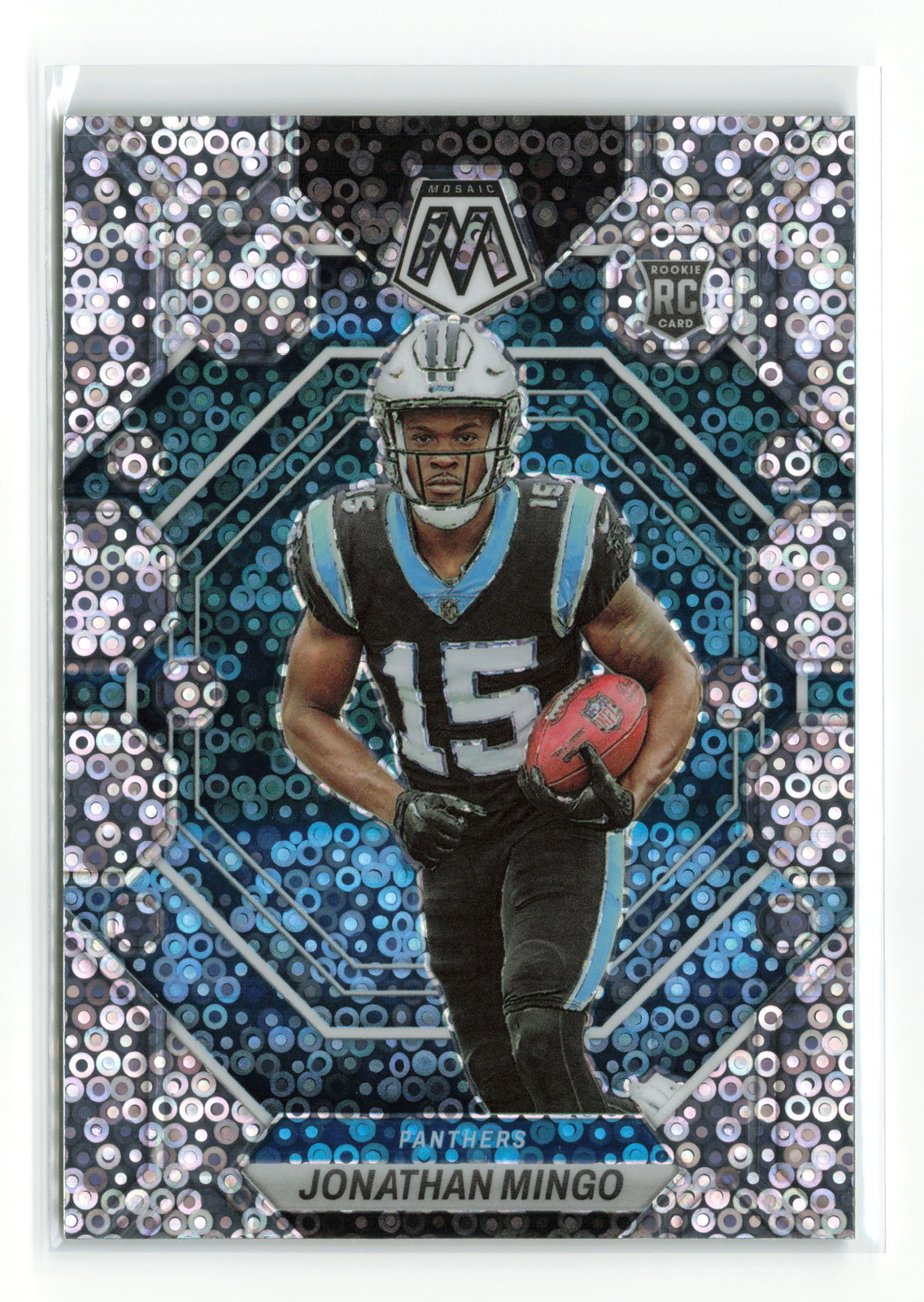 JONATHAN MINGO #336 2023 PANINI MOSAIC PANTHERS RC NO HUDDLE