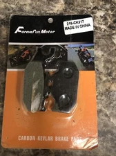 Foreverun Motor Carbon Made With Kevlar Brake Pads 216-CK317