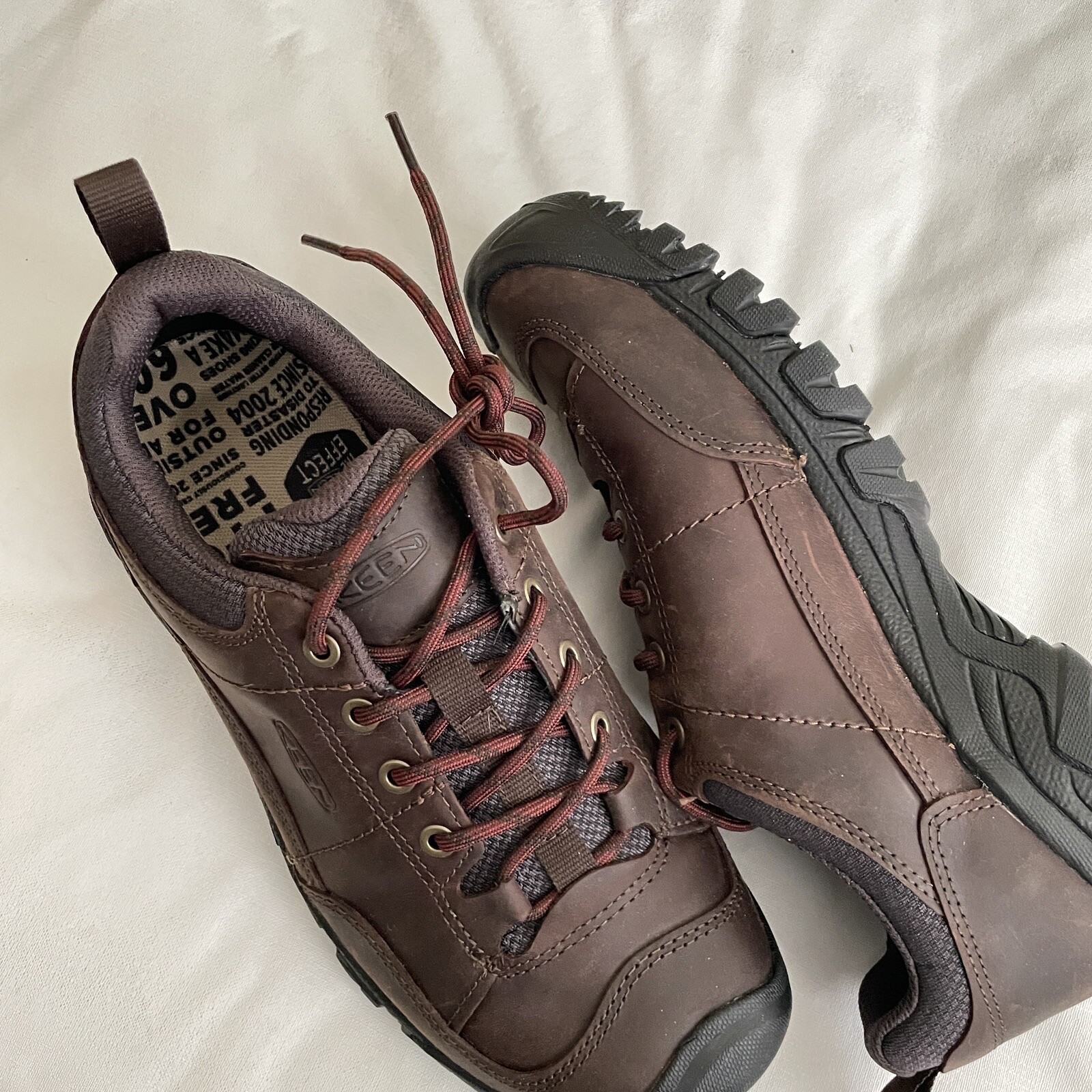 KEEN Men's Targhee 3 Oxford Casual Hiking Shoes Dark Earth/Mulch Men’s