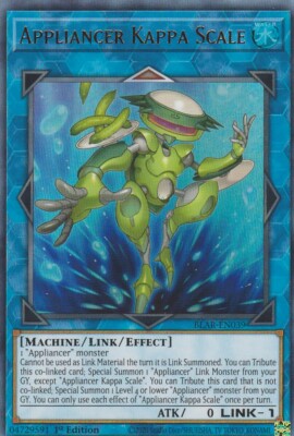 yugioh appliancer cards YUGIOH HOLO CARD APPLIANCER KAPPA SCALE BLAR-EN039 1ST EDITION