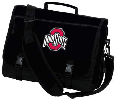 Ohio State Buckeyes Laptop Bag   OSU Messenger Briefcase for 15'' Laptops